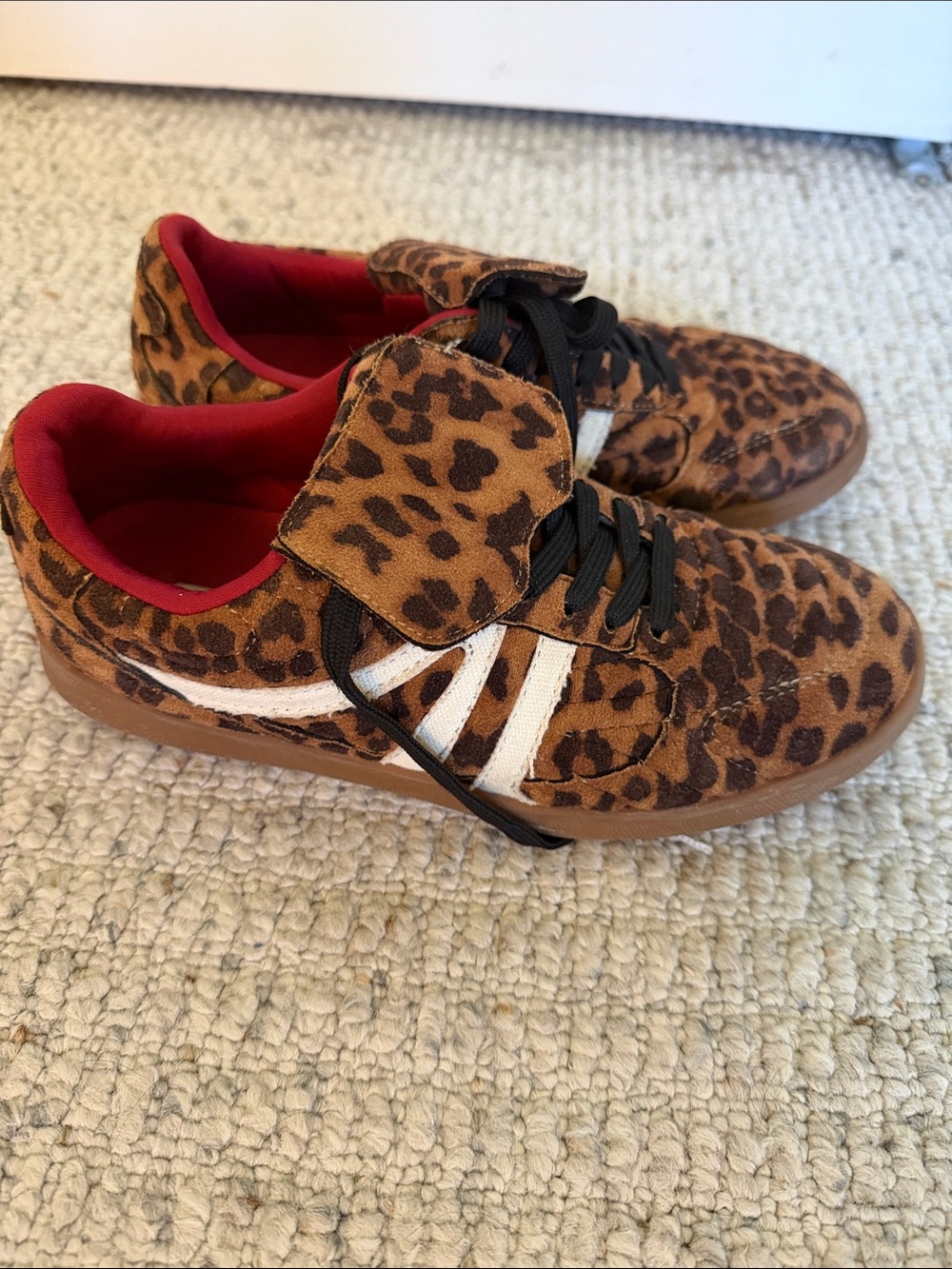 Steve Madden Leopard Print Madrid Sneakers